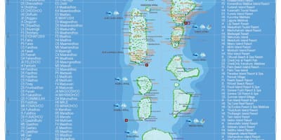 Maladewa geografis peta